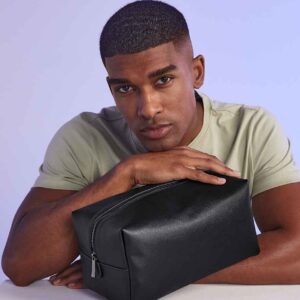 BagBase Boutique Toiletry Case | Black/Black