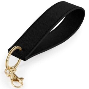BagBase Boutique Wristlet Key Ring | Black