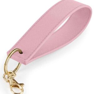 BagBase Boutique Wristlet Key Ring | Dusky Pink