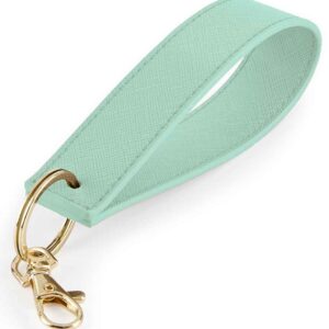BagBase Boutique Wristlet Key Ring | Soft Mint