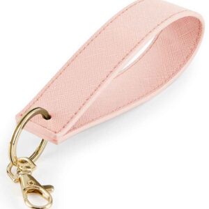 BagBase Boutique Wristlet Key Ring | Soft Pink