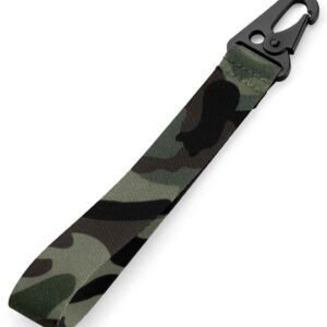BagBase Brandable Key Clip | Jungle Camo