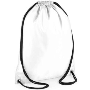 BagBase Budget Gymsac | White