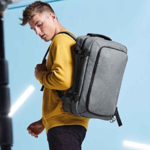 BagBase Escape Carry-On Backpack | Grey Marl