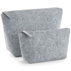BagBase Felt Accessory Bag | Grey Melange