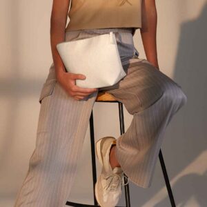 BagBase Felt Accessory Bag | Soft White