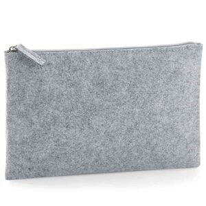 BagBase Felt Accessory Pouch | Grey Melange