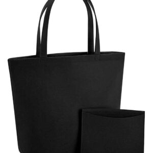 BagBase Felt Shopper | Black