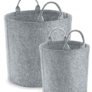 BagBase Felt Trug | Grey Melange