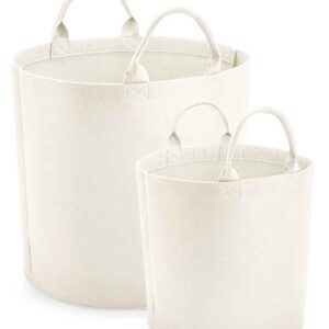 BagBase Felt Trug | Soft White