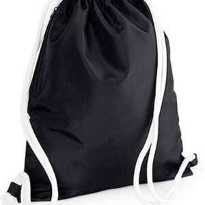 BagBase Icon Gymsac | Black/White
