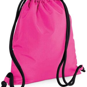 BagBase Icon Gymsac | Fuchsia/Black