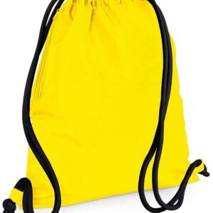BagBase Icon Gymsac | Yellow/Black