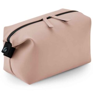 BagBase Matte PU Accessory Pouch | Nude Pink