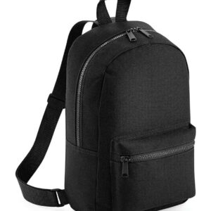 BagBase Mini Essential Fashion Backpack | Black