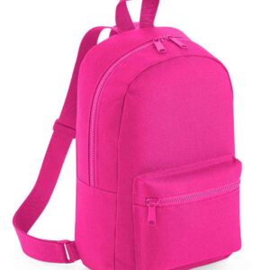 BagBase Mini Essential Fashion Backpack | Fuchsia