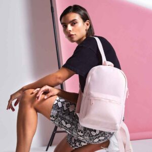 BagBase Mini Essential Fashion Backpack | Powder Pink