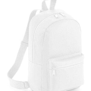 BagBase Mini Essential Fashion Backpack | White