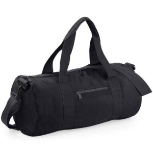 BagBase Original Barrel Bag | Black/Black