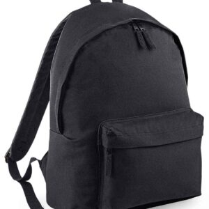 BagBase Original Fashion Backpack | Black/Black
