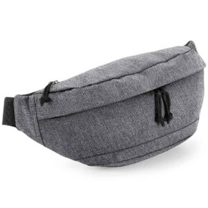 BagBase Oversized Across Body Bag | Grey Marl