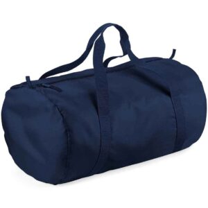 BagBase Packaway Barrel Bag | French Navy/French Navy