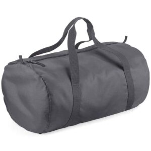 BagBase Packaway Barrel Bag | Graphite Grey/Graphite Grey