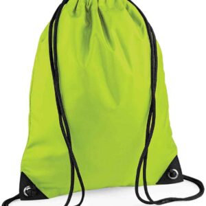 BagBase Premium Gymsac | Lime Green