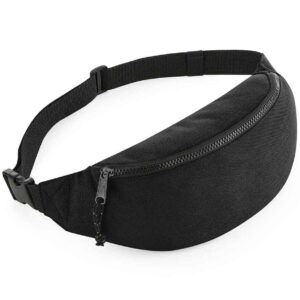 BagBase Recycled Belt Bag | Black