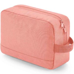 BagBase Recycled Essentials Wash Bag | Blush Pink