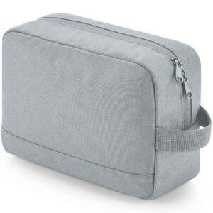BagBase Recycled Essentials Wash Bag | Pure Grey