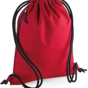 BagBase Recycled Gymsac | Classic Red