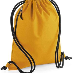 BagBase Recycled Gymsac | Mustard