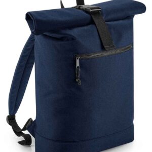 BagBase Recycled Roll-Top Backpack | Navy