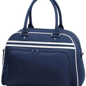 BagBase Retro Bowling Bag | French Navy/White