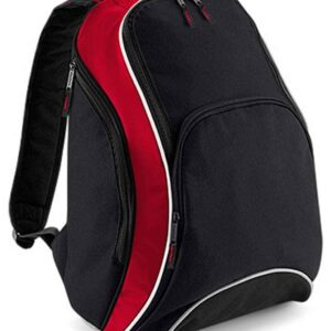 BagBase Teamwear Backpack | Black/Classic Red