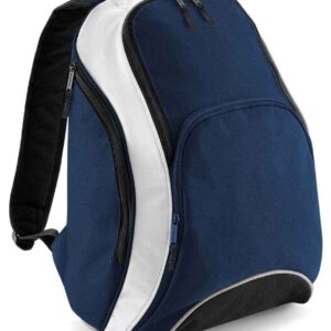 BagBase Teamwear Backpack | French Navy/White