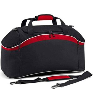 BagBase Teamwear Holdall | Black/Classic Red