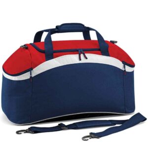 BagBase Teamwear Holdall | French Navy/Classic Red
