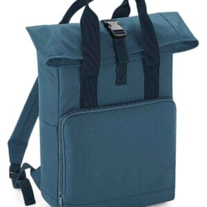 BagBase Twin Handle Roll-Top Backpack | Airforce Blue