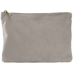 BagBase Velvet Accessory Pouch | Moonstone