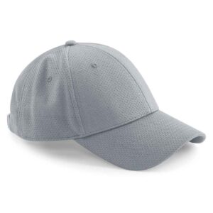 Beechfield Air Mesh 6 Panel Cap | Light Grey