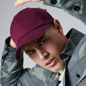 Beechfield Authentic 5 Panel Cap | Burgundy