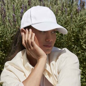 Beechfield Authentic 5 Panel Cap | White
