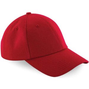 Beechfield Authentic Baseball Cap | Classic Red