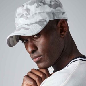 Beechfield Camo Army Cap | Arctic Camo