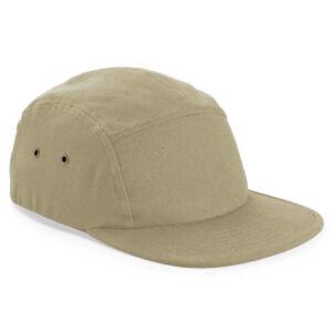 Beechfield Canvas 5 Panel Cap | Desert Sand