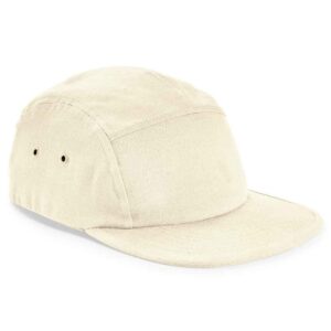 Beechfield Canvas 5 Panel Cap | Natural