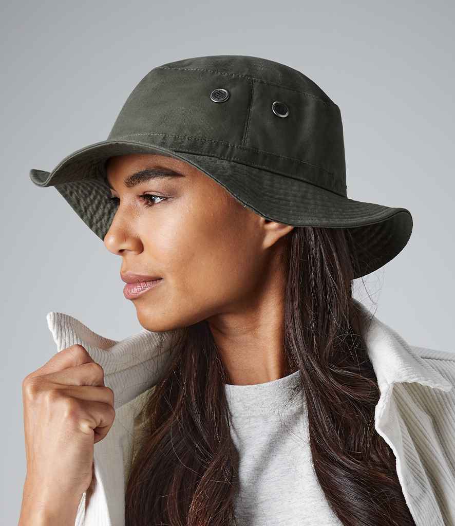Beechfield Cargo Bucket Hat | Olive Green