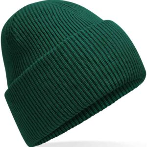 Beechfield Classic Engineered Deep Cuffed Beanie | Bottle Green